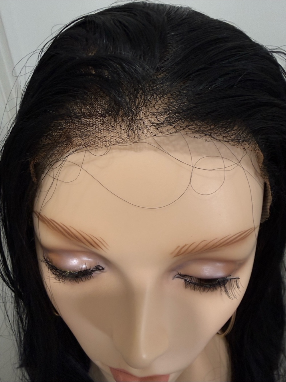 HAIR, 30” Long Layers, Lace Front, Jet Black - Picture 3 of 12